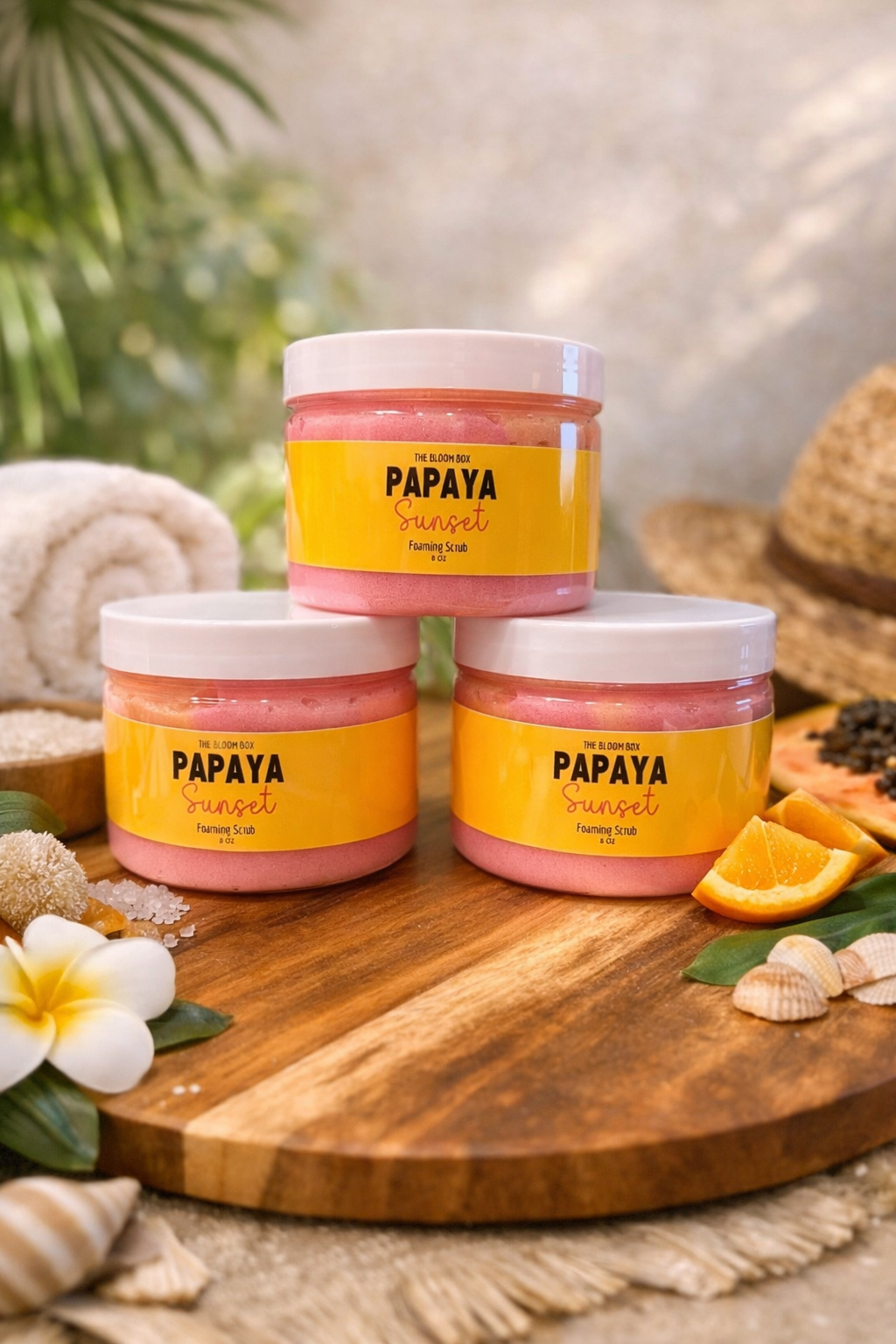 Papaya Sunset Foaming Sugar Scrub