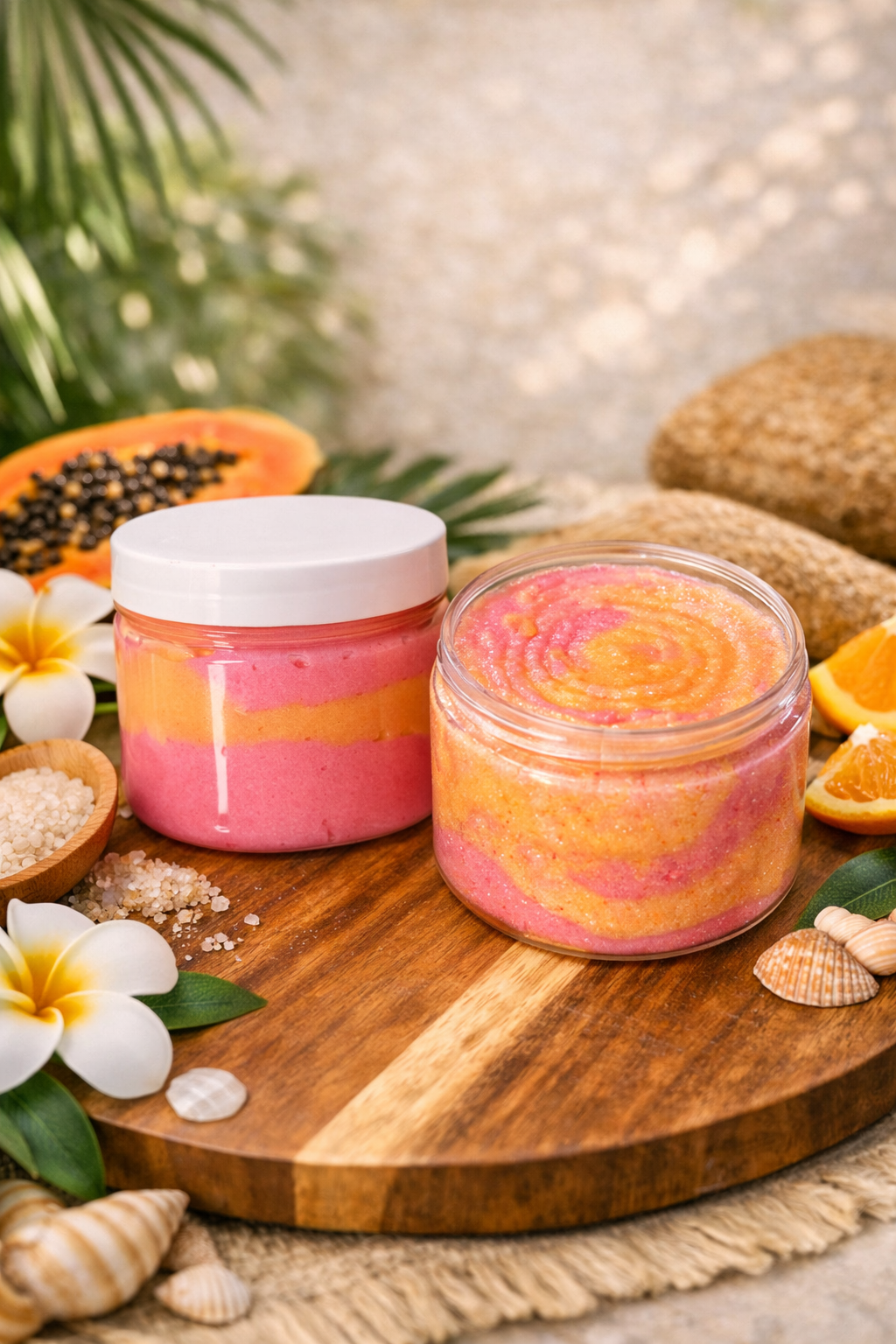 Papaya Sunset Foaming Sugar Scrub
