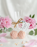 Mini Peony Flower Soap Favors